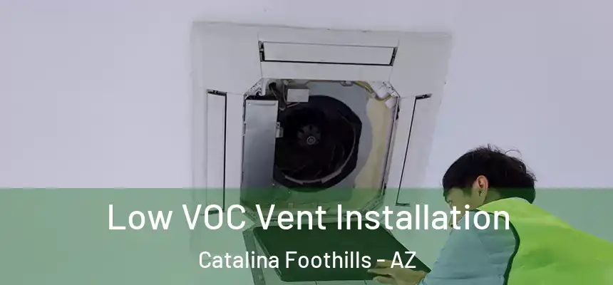  Low VOC Vent Installation Catalina Foothills - AZ